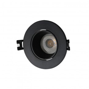 DK3061-BK Встраиваемый светильник, IP 20, 10 Вт, GU5.3, LED, черный/черный, пластик в Казани - kazan.ok-mebel.com | фото