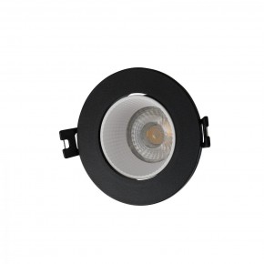 DK3061-BK+WH Встраиваемый светильник, IP 20, 10 Вт, GU5.3, LED, черный/белый, пластик в Казани - kazan.ok-mebel.com | фото