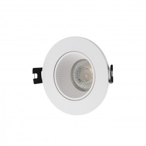 DK3061-WH Встраиваемый светильник, IP 20, 10 Вт, GU5.3, LED, белый/белый, пластик в Казани - kazan.ok-mebel.com | фото