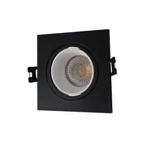 DK3071-BK+WH Встраиваемый светильник, IP 20, 10 Вт, GU5.3, LED, черный/белый, пластик в Казани - kazan.ok-mebel.com | фото