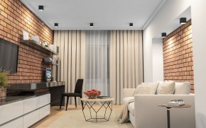 DK3080-BW+BK Светильник накладной IP 20, 10 Вт, GU5.3, LED, черно-белый/черный, пластик в Казани - kazan.ok-mebel.com | фото 2