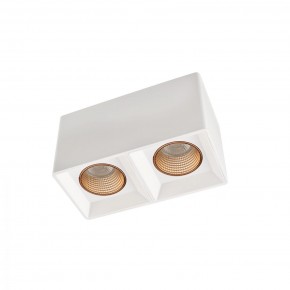 DK3085-WH+BR Светильник накладной IP 20, 10 Вт, GU5.3, LED, белый/бронзовый, пластик в Казани - kazan.ok-mebel.com | фото