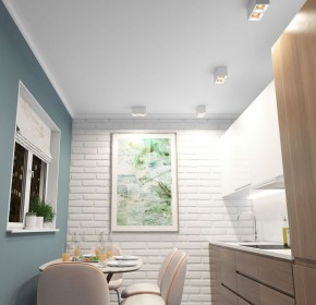DK3085-WH+BR Светильник накладной IP 20, 10 Вт, GU5.3, LED, белый/бронзовый, пластик в Казани - kazan.ok-mebel.com | фото 2