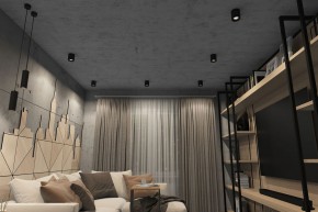 DK3090-BK+CH Светильник накладной IP 20, 10 Вт, GU5.3, LED, черный/хром, пластик в Казани - kazan.ok-mebel.com | фото 2