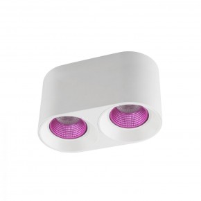 DK3096-WH+PI Светильник накладной IP 20, 10 Вт, GU5.3, LED, белый/розовый, пластик в Казани - kazan.ok-mebel.com | фото