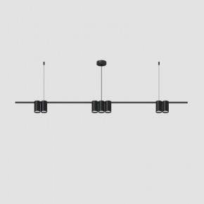 DK4063-BK Подвесной светильник ORBIT, IP20, 7xGU10 LED до 15 Вт, черный матовый, алюминий в Казани - kazan.ok-mebel.com | фото 2