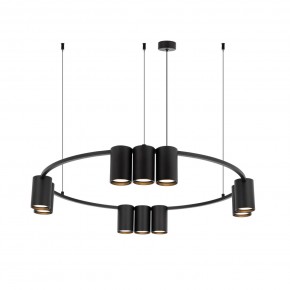 DK4065-BK Подвесной светильник ORBIT, IP20, 10xGU10 LED до 15 Вт, черный матовый, алюминий в Казани - kazan.ok-mebel.com | фото 3
