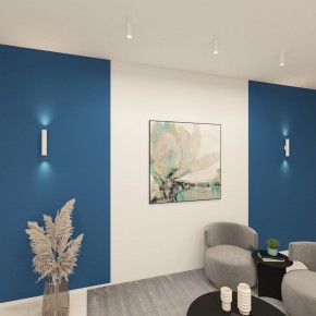 DK5022-WH Настенный светильник, IP20, до 15 Вт, LED, 2xGU10, белый, алюминий в Казани - kazan.ok-mebel.com | фото 5