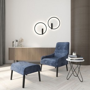 DK5035-BK Бра ROUND со светодиодом, IP20, 24W, 3000/4000/6500K, черный, алюминий в Казани - kazan.ok-mebel.com | фото 8
