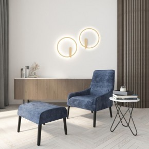 DK5035-SG Бра ROUND со светодиодом, IP20, 24W, 3000/4000/6500K, матовое золото, алюминий в Казани - kazan.ok-mebel.com | фото 7