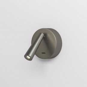 DK5072-DN Бра SHINE WALL со светодиодом, D104*H68, IP20, 3000К, 3W, RA?90, темный никель, алюминий в Казани - kazan.ok-mebel.com | фото