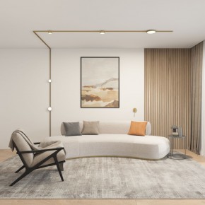 DK5072-SB Бра SHINE WALL со светодиодом, D104*H68, IP20, 3000К, 3W, RA?90, сатинированная латунь, алюминий в Казани - kazan.ok-mebel.com | фото 5