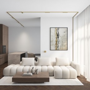 DK5072-SB Бра SHINE WALL со светодиодом, D104*H68, IP20, 3000К, 3W, RA?90, сатинированная латунь, алюминий в Казани - kazan.ok-mebel.com | фото 6
