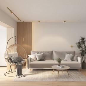 DK5072-SB Бра SHINE WALL со светодиодом, D104*H68, IP20, 3000К, 3W, RA?90, сатинированная латунь, алюминий в Казани - kazan.ok-mebel.com | фото 8