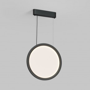 DK6604-BK Подвесной вертикальный светильник Veil со светодиодом H1500 d450 220V 36W 3000-6000K IP20 черный алюминий в Казани - kazan.ok-mebel.com | фото