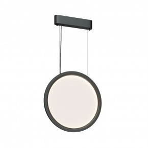 DK6604-BK Подвесной вертикальный светильник Veil со светодиодом H1500 d450 220V 36W 3000-6000K IP20 черный алюминий в Казани - kazan.ok-mebel.com | фото 3