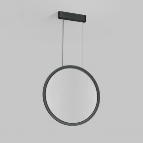 DK6606-BK Подвесной вертикальный светильник Veil со светодиодом H1700 d600 220V 48W 3000-6000K IP20 черный алюминий в Казани - kazan.ok-mebel.com | фото 2