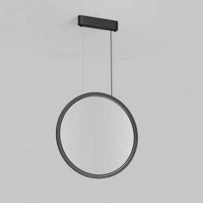 DK6606-BK Подвесной вертикальный светильник Veil со светодиодом H1700 d600 220V 48W 3000-6000K IP20 черный алюминий в Казани - kazan.ok-mebel.com | фото 4