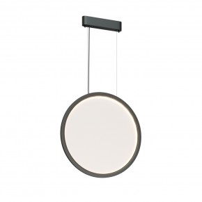 DK6606-BK Подвесной вертикальный светильник Veil со светодиодом H1700 d600 220V 48W 3000-6000K IP20 черный алюминий в Казани - kazan.ok-mebel.com | фото 5