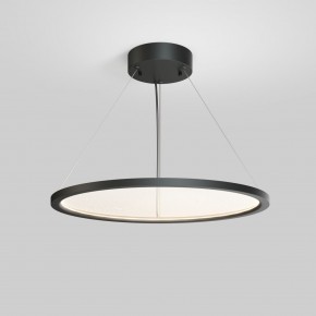 DK6616-BK Подвесной горизонтальный светильник Veil со светодиодом H900 d600 220V 48W 3000-6000K IP20 черный алюминий в Казани - kazan.ok-mebel.com | фото