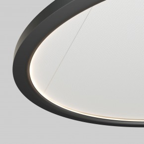 DK6616-BK Подвесной горизонтальный светильник Veil со светодиодом H900 d600 220V 48W 3000-6000K IP20 черный алюминий в Казани - kazan.ok-mebel.com | фото 3