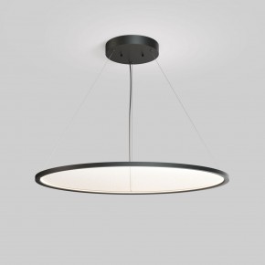 DK6620-BK Подвесной горизонтальный светильник Veil со светодиодом H900 d1000 220V 82W 3000-6000K IP20 черный алюминий в Казани - kazan.ok-mebel.com | фото