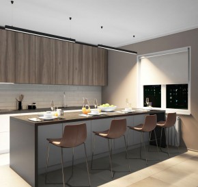 DK9124-BK Линейный светильник 30W 1250mm 4000K, черный в Казани - kazan.ok-mebel.com | фото 4