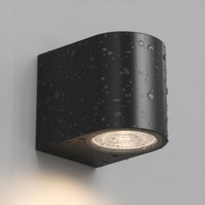 DK9790-BK Настенный уличный светильник NARVIK, IP44, GU10 LED, до 15 Вт, черный, алюминий в Казани - kazan.ok-mebel.com | фото 3
