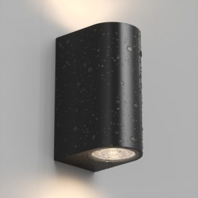 DK9791-BK Настенный уличный светильник NARVIK, IP44, 2хGU10 LED, до 15 Вт, черный, алюминий в Казани - kazan.ok-mebel.com | фото 3