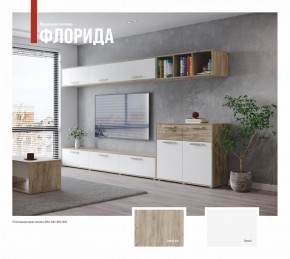 ФЛОРИДА Гостиная (модульная) дуб серый/белый в Казани - kazan.ok-mebel.com | фото