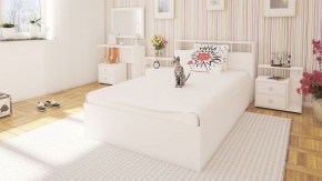Камелия Кровать 1200, цвет белый, ШхГхВ 123,5х217х78,2 см., сп.м. 1200х2000 мм., без матраса, основание есть в Казани - kazan.ok-mebel.com | фото 4