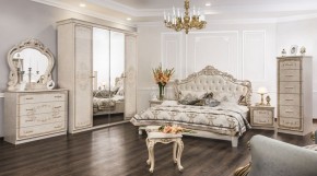 Комод 4 ящика с Зеркалом ППУ (крем) коллекция Патрисия в Казани - kazan.ok-mebel.com | фото 5