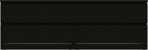 Комод Варма 4Д низкий с четырьмя выдвижными ящиками, цвет ясень черный в Казани - kazan.ok-mebel.com | фото 2