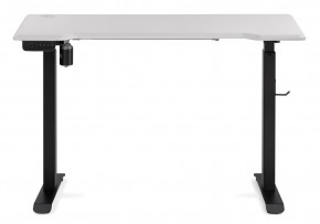Компьютерный стол Маркос с механизмом подъема 120х75х75 белая шагрень / черный в Казани - kazan.ok-mebel.com | фото 3