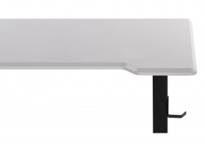 Компьютерный стол Маркос с механизмом подъема 120х75х75 белая шагрень / черный в Казани - kazan.ok-mebel.com | фото 8