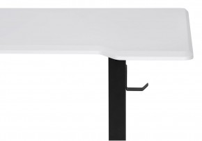 Компьютерный стол Маркос с механизмом подъема 140х80х75 белая шагрень / черный в Казани - kazan.ok-mebel.com | фото 6
