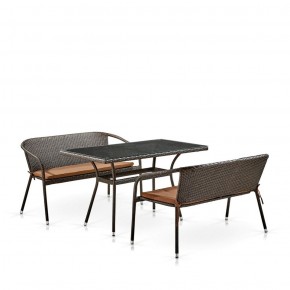 Комплект мебели из иск. ротанга T286A/S139A-W53 Brown в Казани - kazan.ok-mebel.com | фото 2