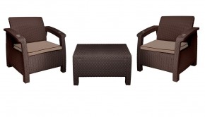 Комплект уличной мебели Yalta Premium Terrace Set (Ялта) шоколадый (+подушки под спину) в Казани - kazan.ok-mebel.com | фото 8
