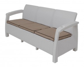 Комплект уличной мебели Yalta Premium Terrace Triple Set (Ялта) белый (+подушки под спину) в Казани - kazan.ok-mebel.com | фото 2