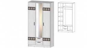 КОСТА-РИКА Шкаф 3-х створчатый (анкор светлый) в Казани - kazan.ok-mebel.com | фото