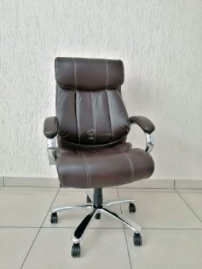Кресло Barneo K-303 для руководителя (коричневая экокожа) в Казани - kazan.ok-mebel.com | фото 1