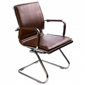 Кресло для посетителя Бюрократ CH-993-Low-V/Brown коричневый в Казани - kazan.ok-mebel.com | фото
