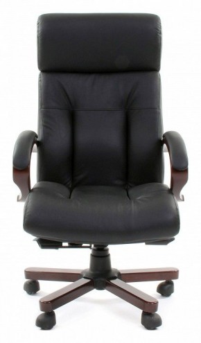 Кресло для руководителя Chairman 421 черный/орех темный, черный в Казани - kazan.ok-mebel.com | фото 2