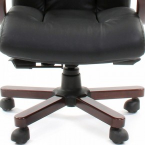 Кресло для руководителя Chairman 421 черный/орех темный, черный в Казани - kazan.ok-mebel.com | фото 4