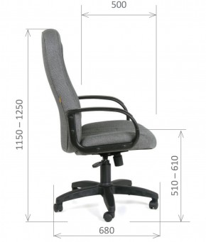 Кресло для руководителя  CHAIRMAN 685 СТ (ткань стандарт 10-356 черная) в Казани - kazan.ok-mebel.com | фото 6