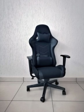 Кресло геймерское Barneo K-50 (черная сетка черные вставки) в Казани - kazan.ok-mebel.com | фото 1
