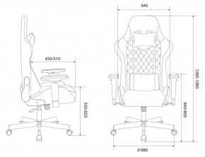 Кресло игровое Бюрократ VIKING 7 KNIGHT B FABRIC черный в Казани - kazan.ok-mebel.com | фото 4