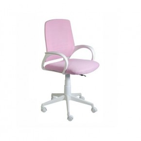 Кресло Ирис White сетка/ткань розовая в Казани - kazan.ok-mebel.com | фото 1