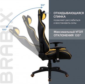 Кресло компьютерное BRABIX "GT Master GM-110" (черное/желтое) 531927 в Казани - kazan.ok-mebel.com | фото 4