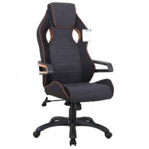 Кресло компьютерное BRABIX Techno Pro GM-003 (ткань черное/серое, вставки оранжевые) 531813 в Казани - kazan.ok-mebel.com | фото